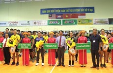 Volley-ball : ouverture de la Coupe de la Télévision de Vinh Long 