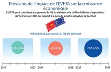 Prévision de l’impact de l’EVFTA sur la croissance économique