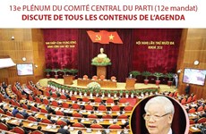 Le13e Plénum du Comité central du Parti discute de tous les contenus de l’agenda