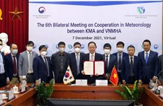 Le Vietnam et la R. de Corée stimulent leur coopération stratégique dans la météorologie