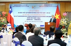 Célébration du 50e anniversaire des relations diplomatiques Vietnam – Chili 