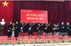Le club de cultures ethniques du lycée des minorités ethniques de Lang Son