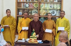 Nomination des bonzes gérants de pagodes dans le district insulaire de Truong Sa