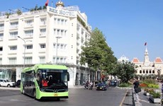 Hô Chi Minh-Ville: la première ligne de bus électrique sera mise en service le 9 mars
