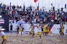 SEA Games 31: le Vietnam remporte sa troisième victoire en beach handball 