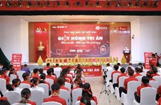 Ouverture de la fête de don du sang "Goutte rouge de reconnaissance" à Hanoï