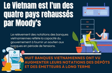 Le Vietnam est l'un des quatre pays rehaussés par Moody's