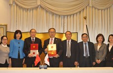 Le Japon aide 1,38 million de dollars pour neuf projets au Vietnam