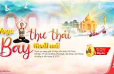  Vietjet lance des activités en réponse à la Journée internationale du Yoga