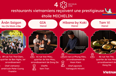 Quatre restaurants vietnamiens reçoivent une prestigieuse étoile MICHELIN