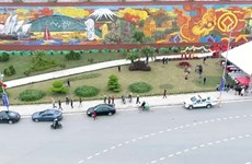 Inauguration de la fresque en céramique la plus grande du Vietnam à Quang Ninh