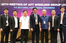 Le Vietnam assume la présidence de la 25e réunion du Groupe sans fil de l'APT