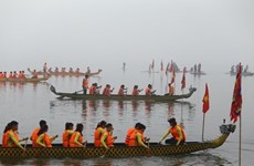 [Video] Le festival de courses de bateaux-dragons contribue à promouvoir le tourisme à Hanoï 