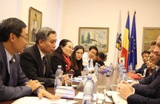 Une délégation de haut niveau du Conseil populaire de Ho Chi Minh-Ville en Roumanie