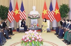 La vice-présidente Vo Thi Anh Xuan reçoit son homologue des États-Unis Kamala Harris