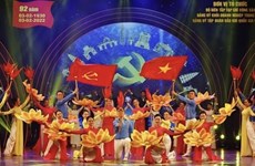 Programme artistique en l'honneur de la fondation du Parti communiste du Vietnam