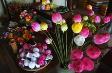 Village de fleurs en papier de Thanh Tien à Hue