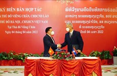 Hanoï et Vientiane renforcent leur coopération 