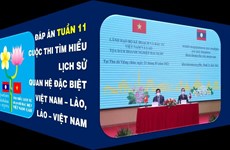 Plus de 91.000 candidats à la 11e semaine du concours sur les relations spéciales Vietnam–Laos