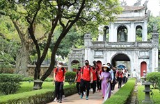 Septembre: forte hausse du nombre de touristes étrangers à Hanoï