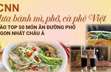 Le banh mi, le café et le pho vietnamiens parmi les meilleurs plats de rue en Asie 