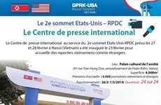 Le Centre de presse international au service du 2e sommet Etats-Unis – RPDC 