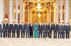 Le dirigeant Nguyen Phu Trong remercie le Roi du Cambodge