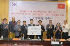 Multiplier les échanges et resserrer la coopération entre Ha Nam (Vietnam) et Gyeonggi (R. de Corée)