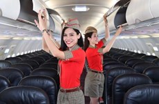 Une journée de recrutement d'hôtesses de l'air pour Vietjet à Tokyo