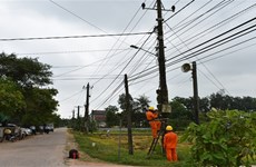 Electrification des zones rurales: plus de 120.000 milliards de dôngs investis 
