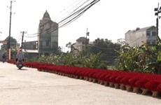 Le village de l’encens de Quang Phu Câu se prépare pour le Têt