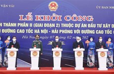 Lancement de la 2e phase de la route reliant les autoroutes Hanoï-Hai Phong et Cau Gie-Ninh Binh
