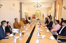 Une délégation de la Sangha bouddhiste du Vietnam en visite de travail en Allemagne