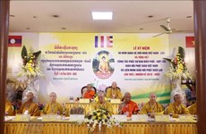 Vietnam-Laos : les bouddhistes célèbrent l'Année de la solidarité et de l'amitié