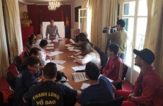 Une classe d’enseignement de la langue vietnamienne en Algérie