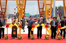 Le PM Pham Minh Chinh à la cérémonie inaugurale de l’autoroute Vân Dôn-Mong Cai