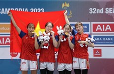 Les sportifs médaillés d’or du Vietnam aux SEA Games 32