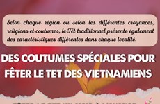 Des coutumes spéciales pour fêter le Tet des Vietnamiens