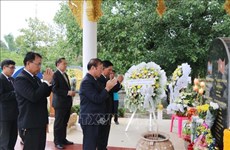 Un grand culte aux morts pour la Patrie organisé au Laos