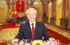 Vœux du Nouvel An 2021 du secrétaire général du Parti et président Nguyen Phu Trong