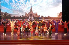Un spectacle spécial du Laos à Da Nang