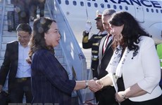 La vice-présidente Vo Thi Anh Xuan arrive en Tunisie pour le 18e Sommet de la Francophonie