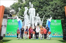 Promouvoir l'image de Hanoï - Ville pour la paix à travers le Voyage d’amitié à vélo