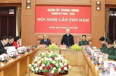 La 5e réunion de la Commission militaire centrale s'est tenue à Hanoï 