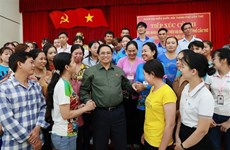 Le Premier ministre Pham Minh Chinh rencontre les électeurs de la ville de Can Tho