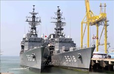 Deux navires japonais en visite de courtoisie à Da Nang