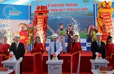 La première centrale solaire à Binh Dinh inaugurée
