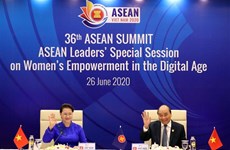 Des dirigeants de l'ASEAN discute de l'autonomisation des femmes à l’ère numérique