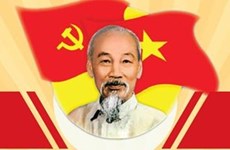 Le président Hô Chi Minh, fondateur du Parti communiste du Vietnam