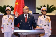 Le nouveau président vietnamien prête serment